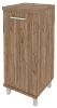 Офисный шкаф низкий узкий (правый)