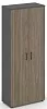 Офисный шкаф высокий широкий (2 высоких фасада, задняя стенка ЛДСП