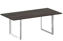 Стол для переговоров на О-образном металлокаркасе