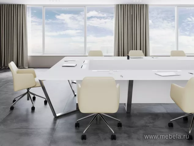 столы Стил Мит Хром